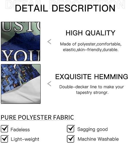 Miniatura 2 de kioskbanks Tapiz personalizado con foto para dormitorio, tapiz de pared personalizado con tu propia imagen, telón de fondo para decoración del hogar