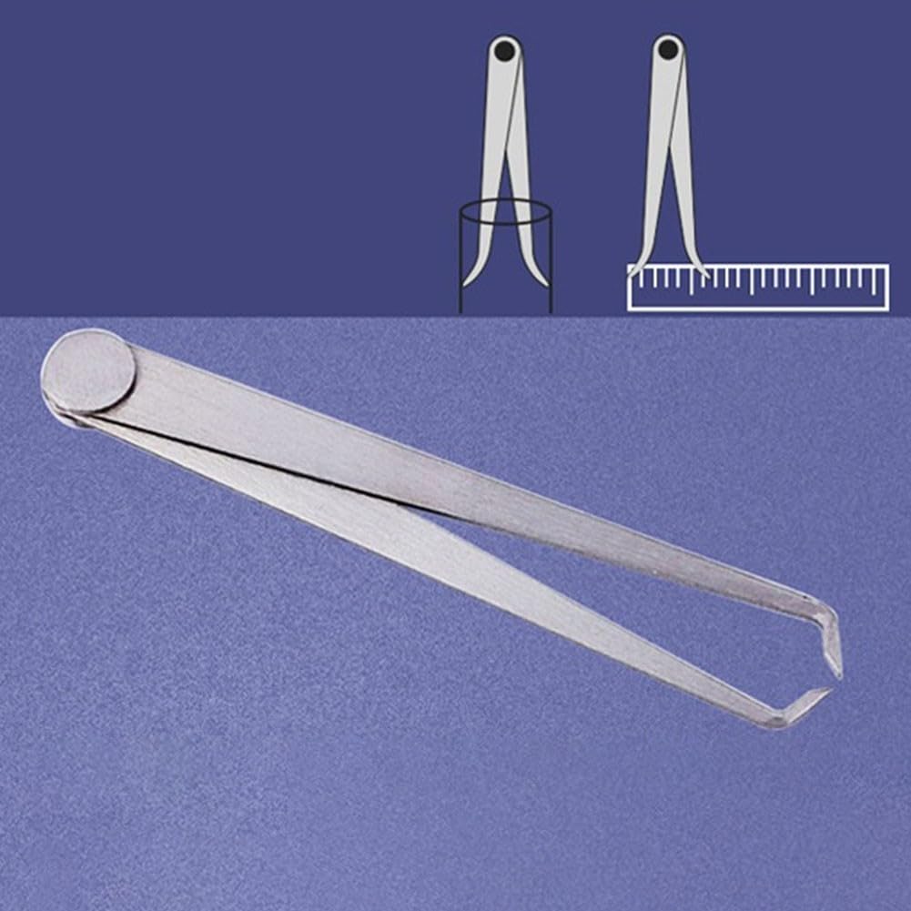 Calibro interno in acciaio inox con giunto a frizione saldo, strumento di misura 200 mm (8 in) per diametro interno e misurazione del foro