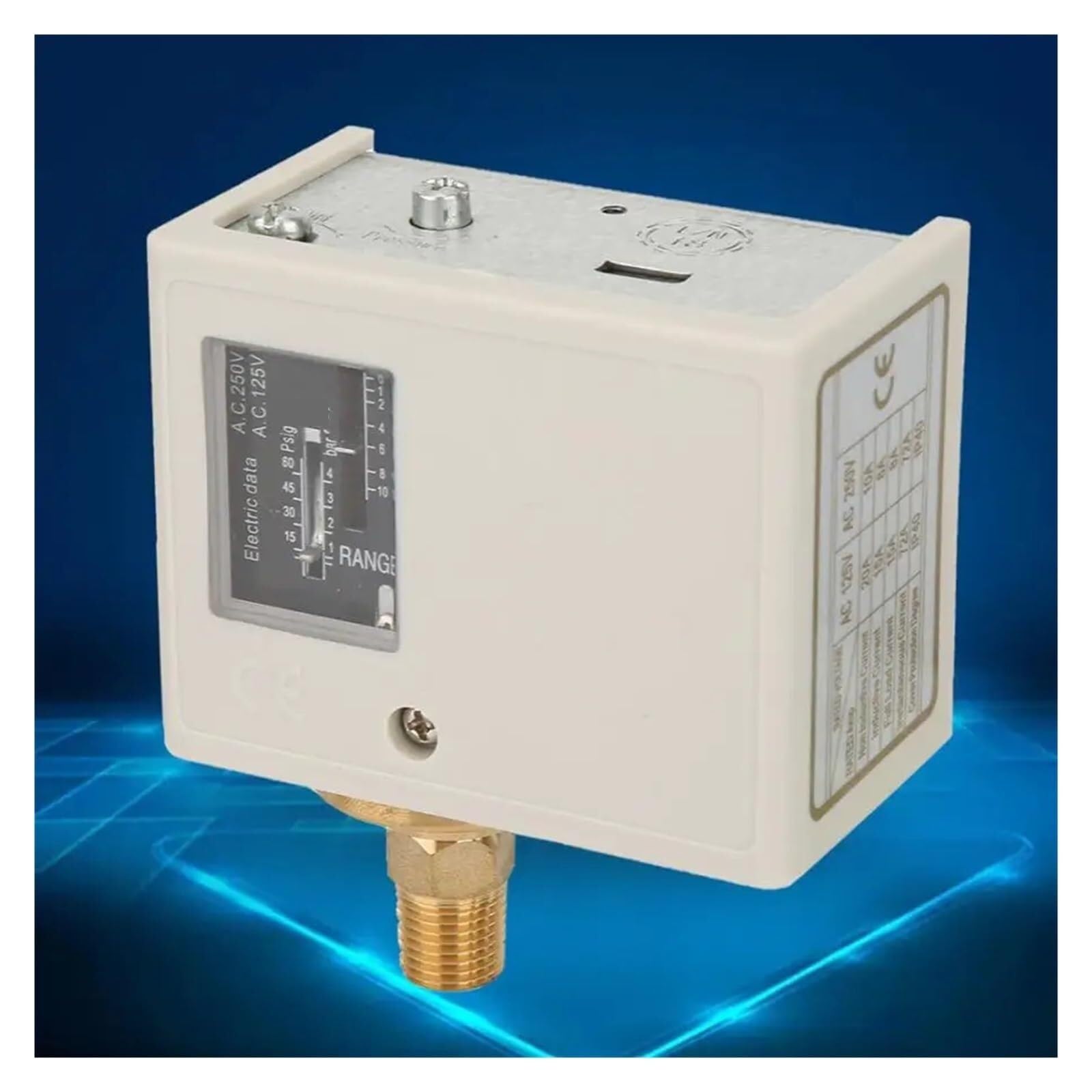 Manomètre industriel, Régulateur De Pression, Interrupteur PT 1/4 Pouces, Commande Électronique Pour Pompe À Eau