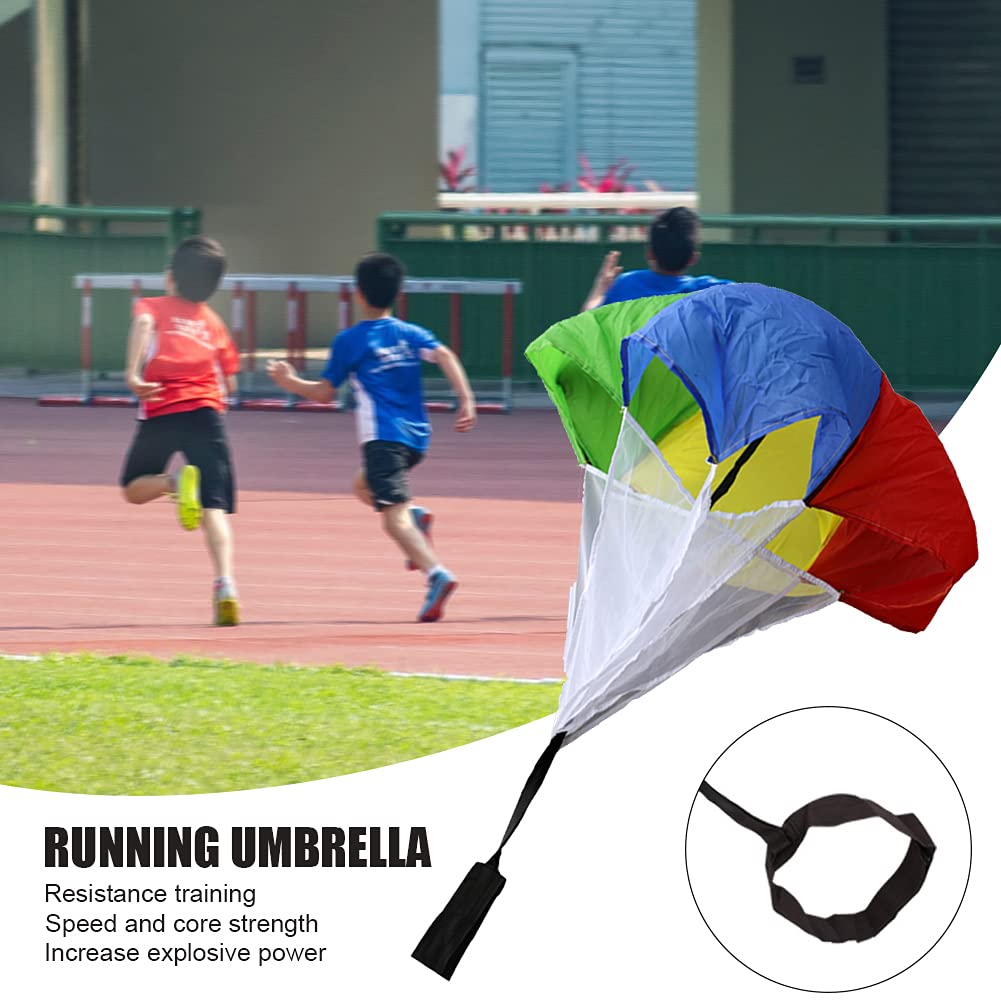 YKKJ Parachute De Résistance Training - Outil D'Entraînement Speed Running Avec Sangle Réglable
