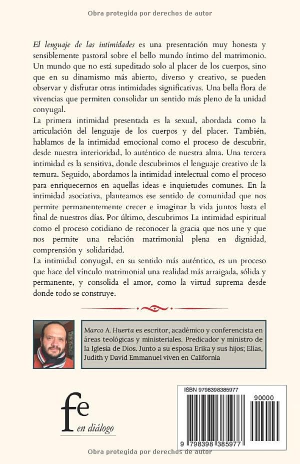 Vista 2 de El lenguaje de las intimidades Redescubriendo el arte de amarnos (Spanish Edition)