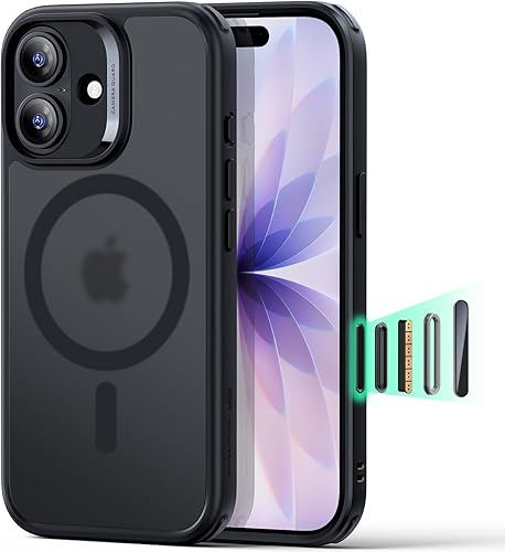 ESR for iPhone 17 Case, Camera Control, Compatible with MagSafe, Shockof Military-Grade tection, Magnetic Phone Case for iPhone 17, Classic Hybrid Case, Frosted Black