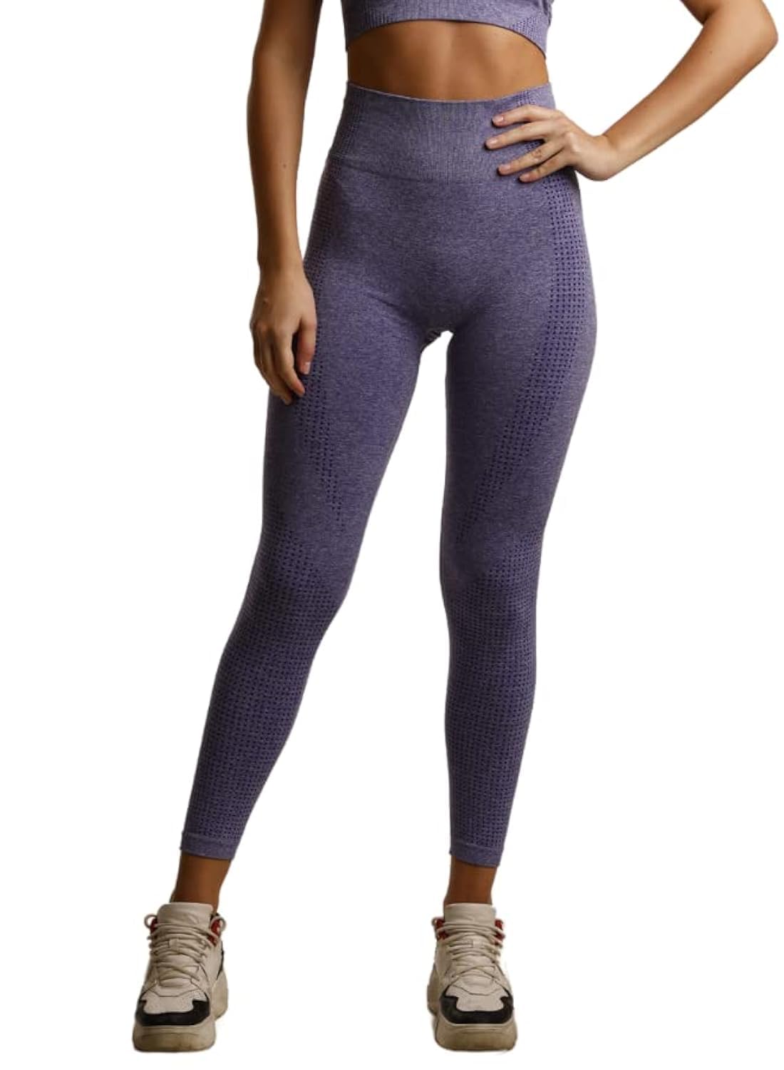 MEI StylishWomen's Pure Cotton High Waist Basic Plain Buttery Smooth Tight Legging Gym Fitness Workout Yoga Casual Leggings for Women Ladies