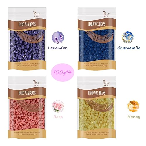 Miniatura 7 de Kit de depilación, kit de calentador de cera digital para depilación, kit de depilación en casa para mujeres, piel sensible, vello facial, cuerpo,