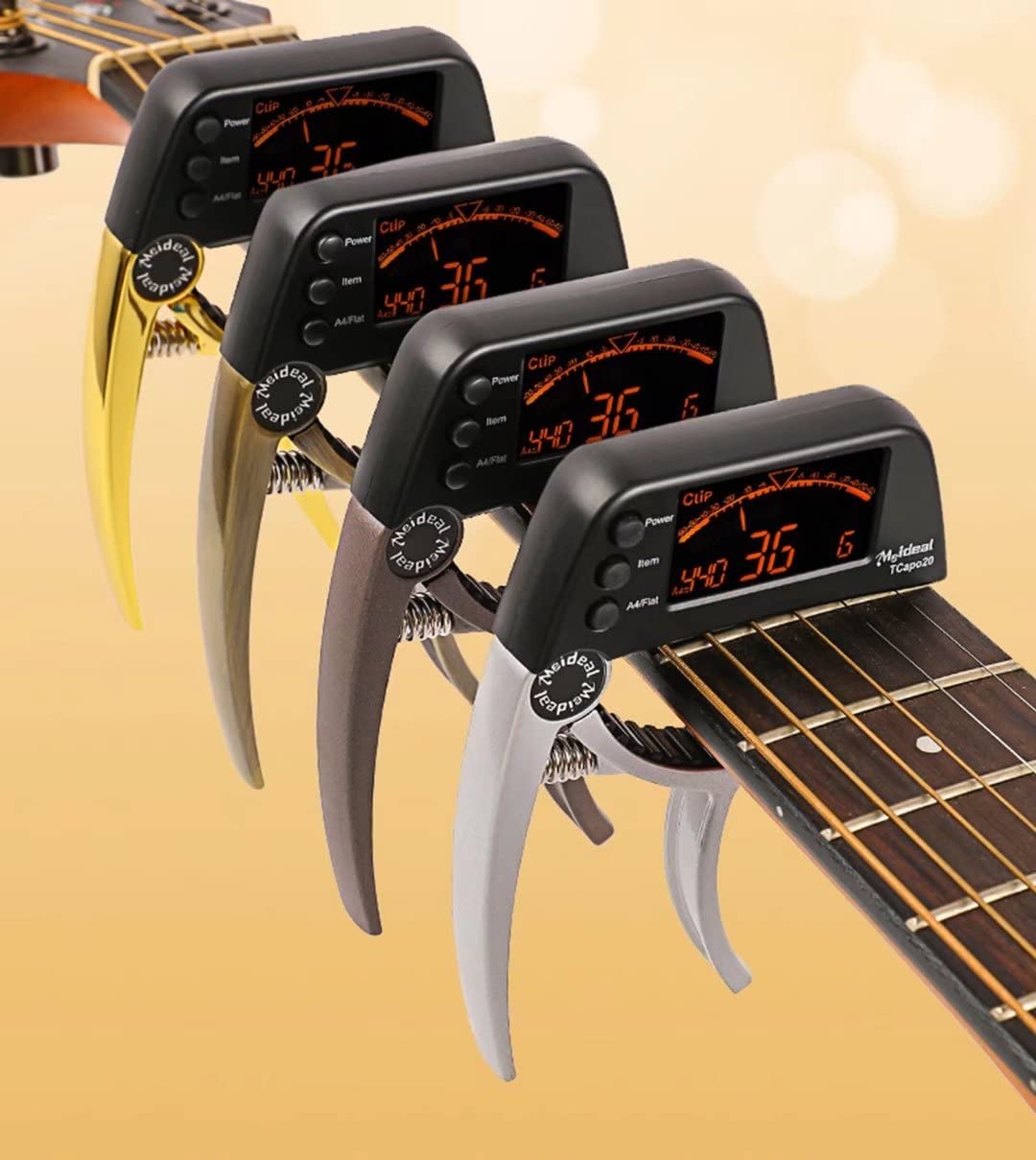 Amazon | ギター カポ 亜鉛合金カポ アコギ ピックホルダー アコギ