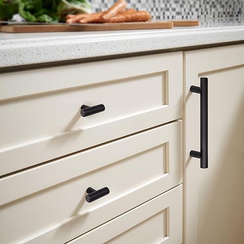 Vista 99 de Design House 189647 - Tiradores sólidos para gabinete, paquete de 10, tiradores de cajón de centro a centro, manijas de cocina modernas, acero Acero
