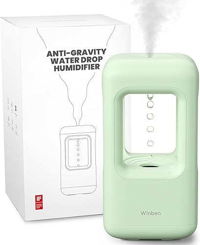 Mini humidificadores verdes para dormitorio y plantas, humidificador de escritorio pequeño, niebla fría portátil para mesita de noche, escritorio,