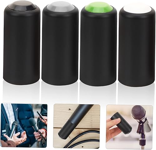 Miniatura 7 de Milisten Micrófono inalámbrico, 8 piezas, tapa de micrófono, compatible con pgxpg, tapas de micrófono, compatible con pgxpg, cubierta B, batería en