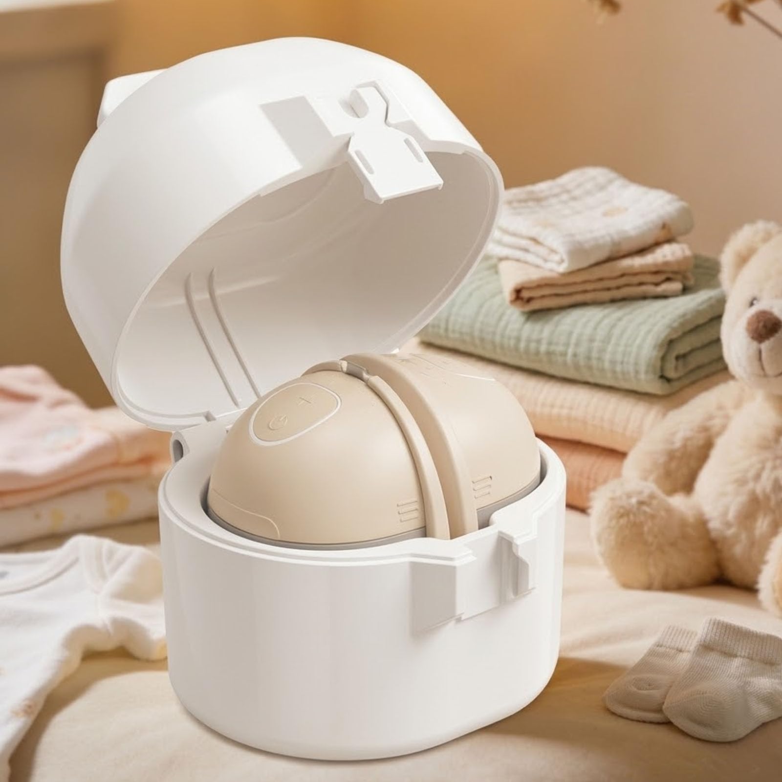 Photo 1 of ANIMOASIS Breast Pump Case for Fridge - White