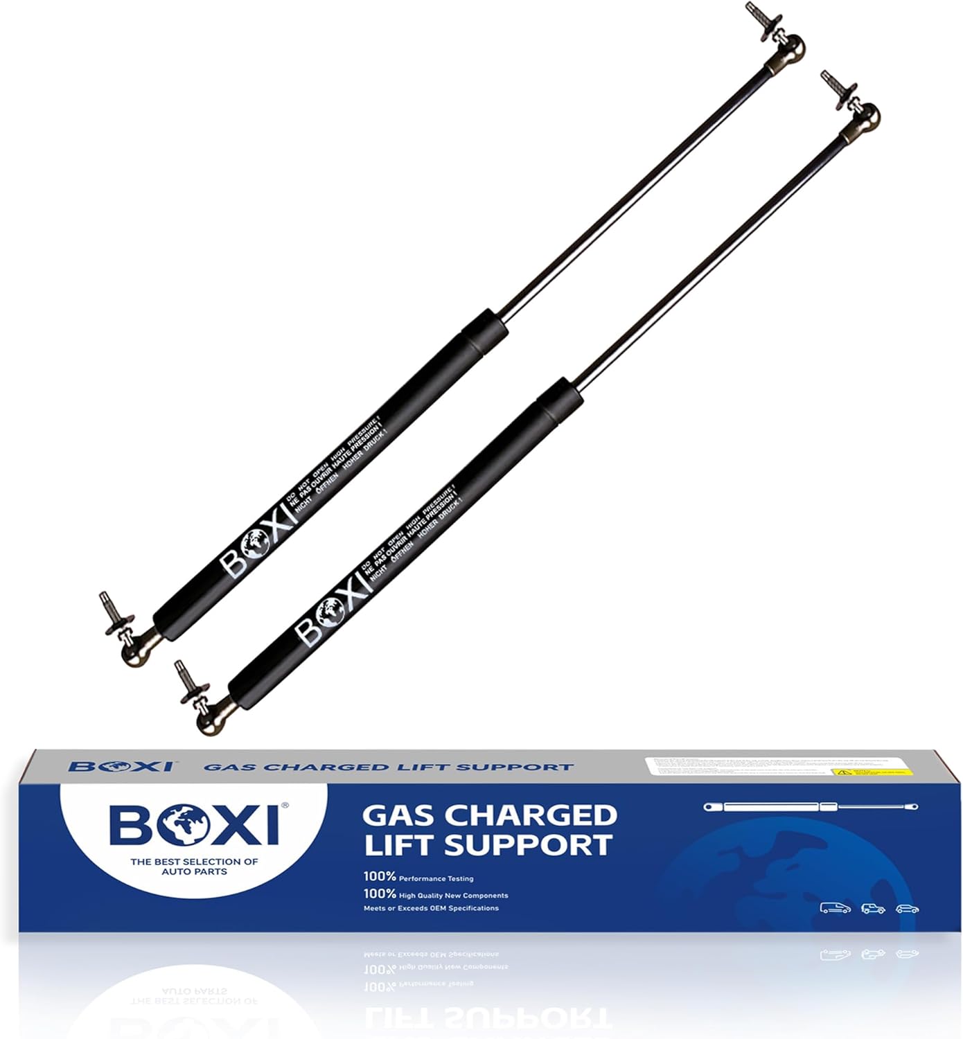 BOXI 2pcs Liftgate Lift Supports Struts Shocks Gas Shocks Springs for Chrysler Town & Country 2001-2007 / Voyager 2001-2003 / for Dodge Caravan/Grand Caravan 2001-2007 | Replaces 4535 04894554AB