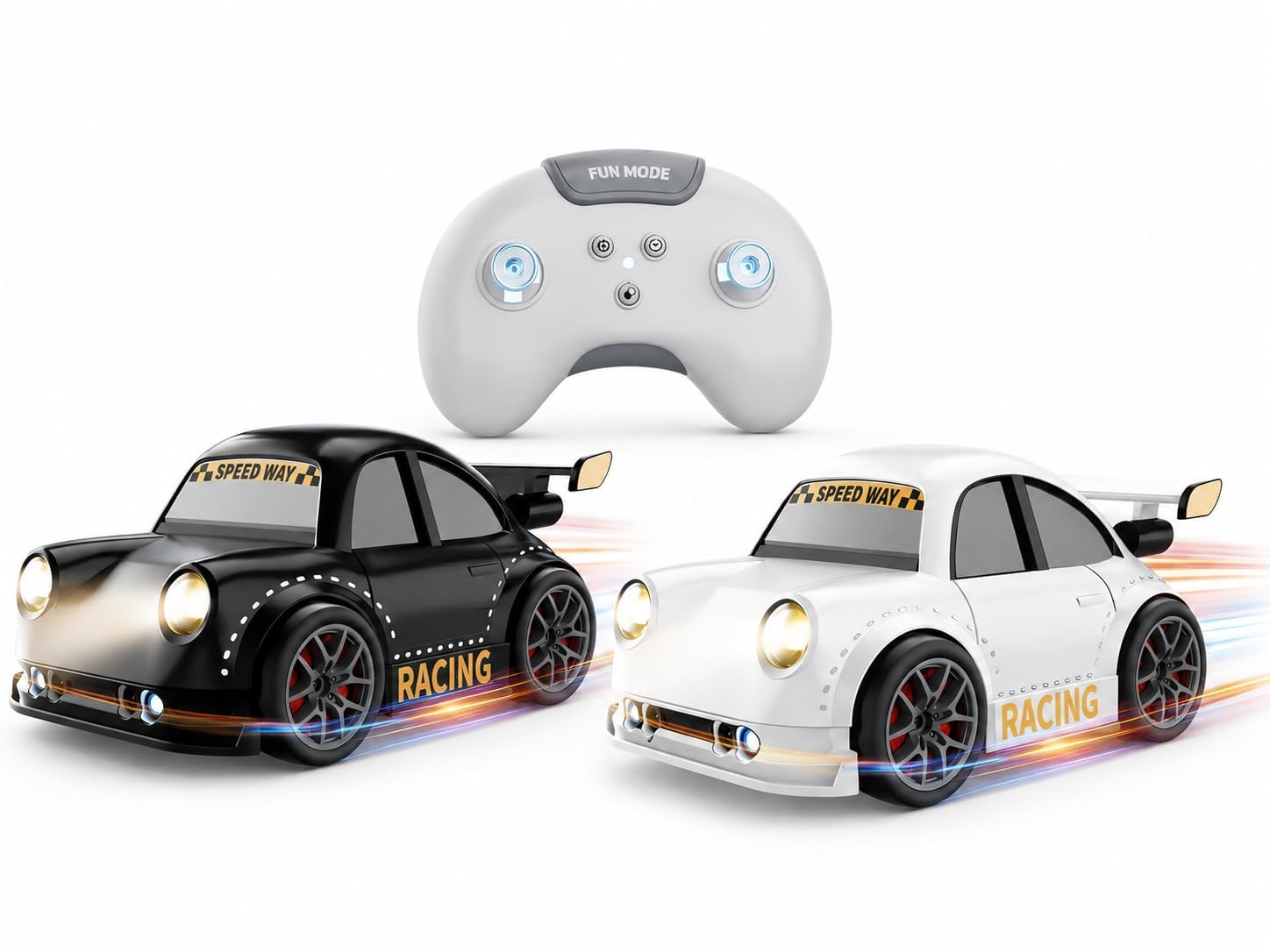 D RAJ Remote Control Intelligent Sensor Drift Car for Kids – 4 Wheel Drive Mini RC Drifting Car with Follow Me, Escape Mode, Music & LED Lights Toy Gifts for Boys Girls| Random Colour (Pack of 1)-image-16