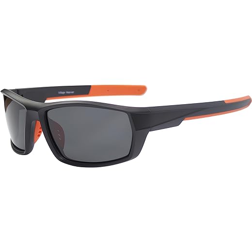 Óculos de Sol Masculino Polarizado Esportivo Proteção UV400 Preto Village Heaven 1040