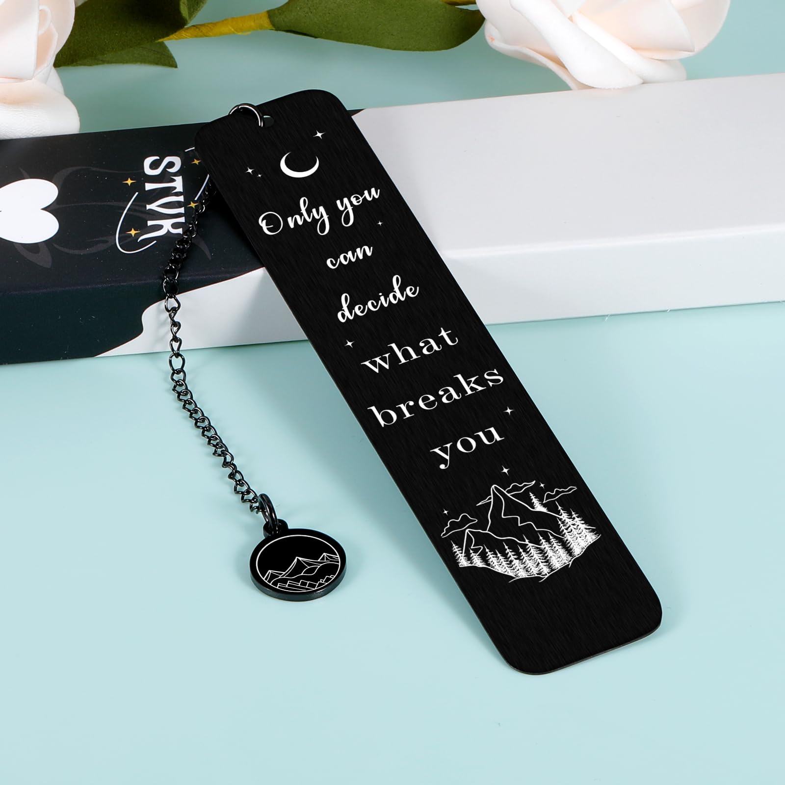 Book Accessories ACOTAR Bookmark Merchandise - Stainless Steel Book ...