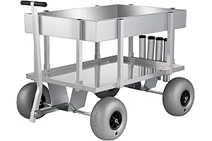 High-Capacity and Durable VEVOR Beach Cart: Your Coastal Adventure Companion