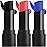 MEICOLY 3Pcs Royal Blue Black Red Face Body Paint Stick,Face Paint for Halloween SFX Devil Cosplay Makeup,Body Paint for Adults Kids,Waterproof Eye Black for Baseball/Football/Softball,Blue+Black+Red