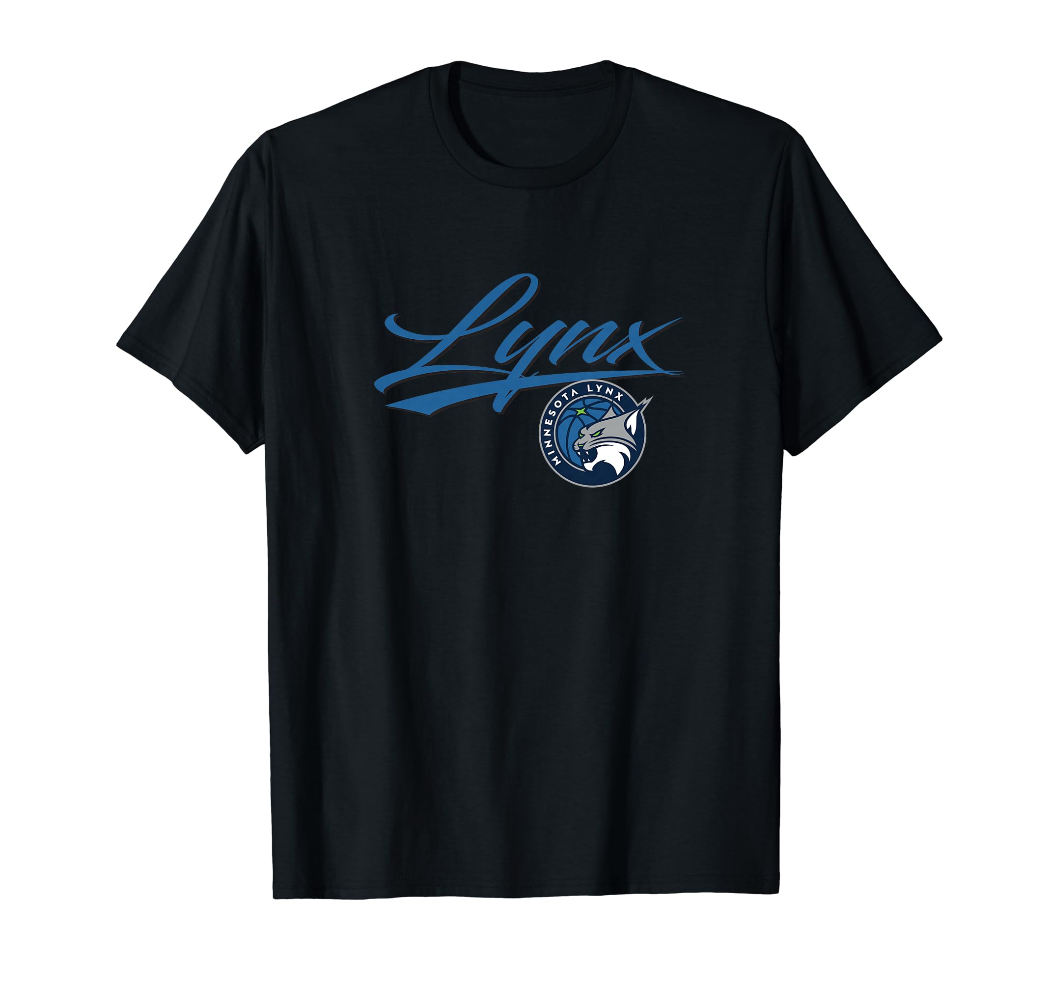 WNBA Minnesota Lynx Officially Licensed T-Shirt, Small, Black