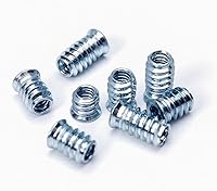 Vista 6 de 220 piezas de insertos roscados para madera, 1/4-0.787 x 0.394 in 0.591 in 0.787 in, 5/16-0.709 x 0.591 in 0.787 in, tuerca de inserción de tornillo
