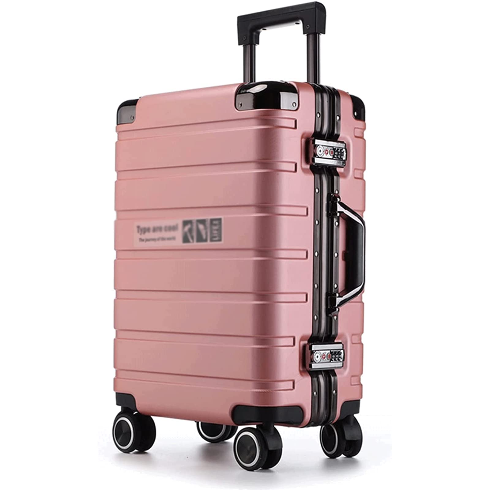Carry-Ons Portable Luggage Scratch Proof Double Row Universal Wheel Three -bit Password Lock Cabin Luggage Wheel Travel Luggage