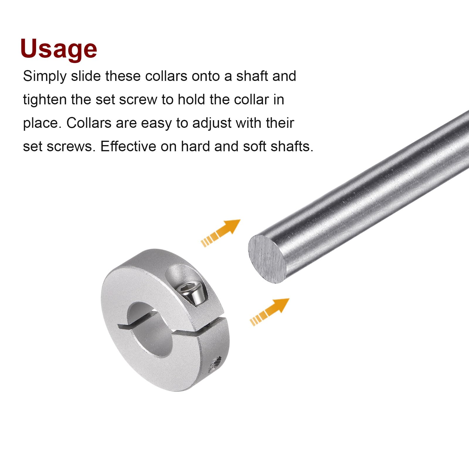 4 Bagues De Réglage 16mm Alésage - Alliage Aluminium - Butée Arbre 10mm Largeur - Pour Brouette, CNC