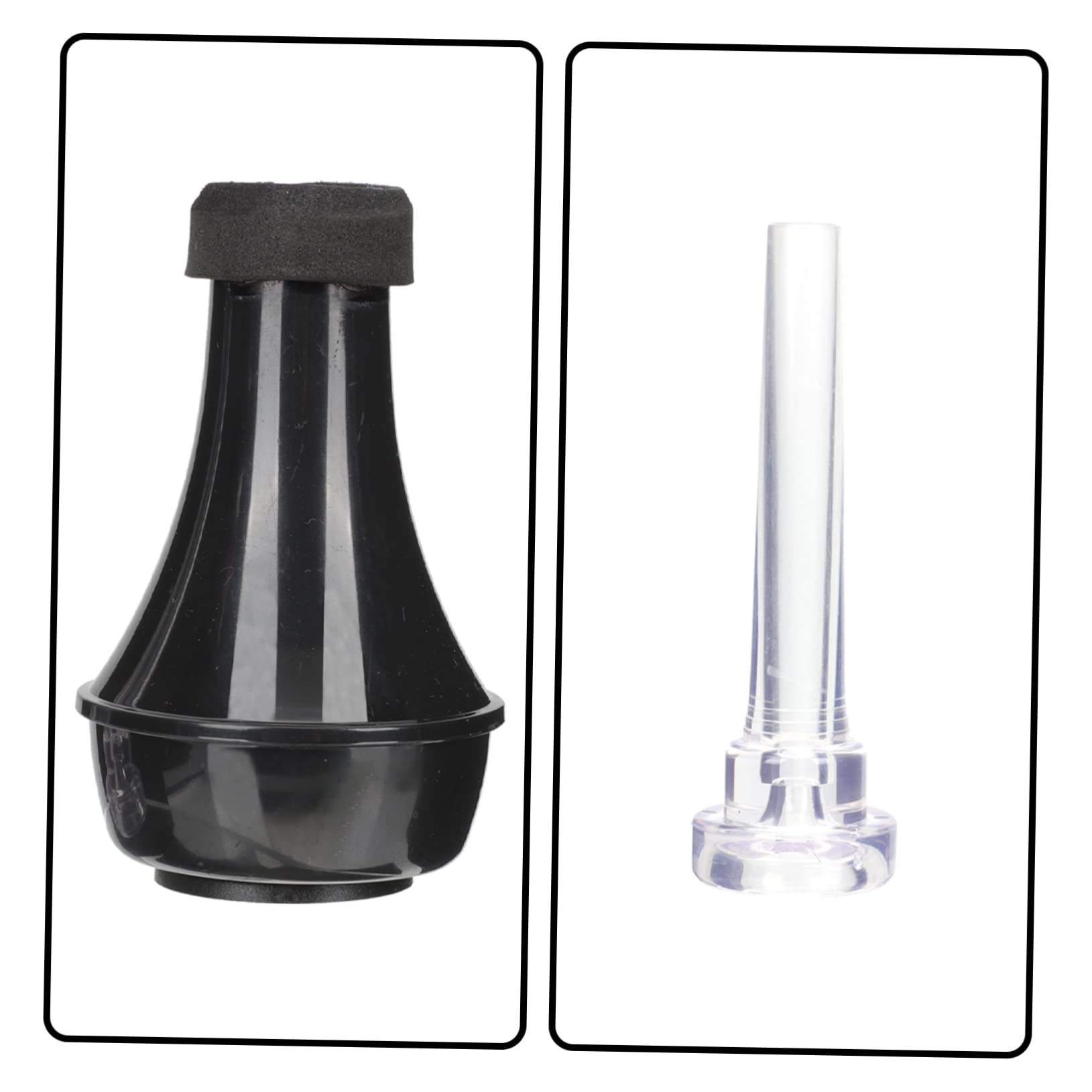 HEMOTON 5 Set Di Sordina Per Tromba Sordina Di Ricambio Per Tromba Sordina Dritta Per Esercitarsi Sordina Per Tromba Senza Sbavature Sicura Per La Bocca