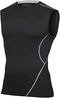 [スポーティア] コンプレッションウェア スポーツシャツ ラウンドネック ノースリーブ スリーブレス メンズ