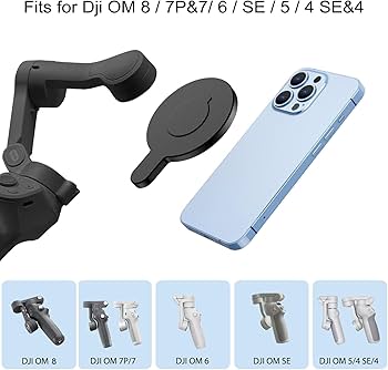 スマホアクセサリー DJI OSMO MOBILE 7 Aerbeis OM Magnetic Phone Mount for DJI Osmo Mobile 8/7P/OM 7/OM 6