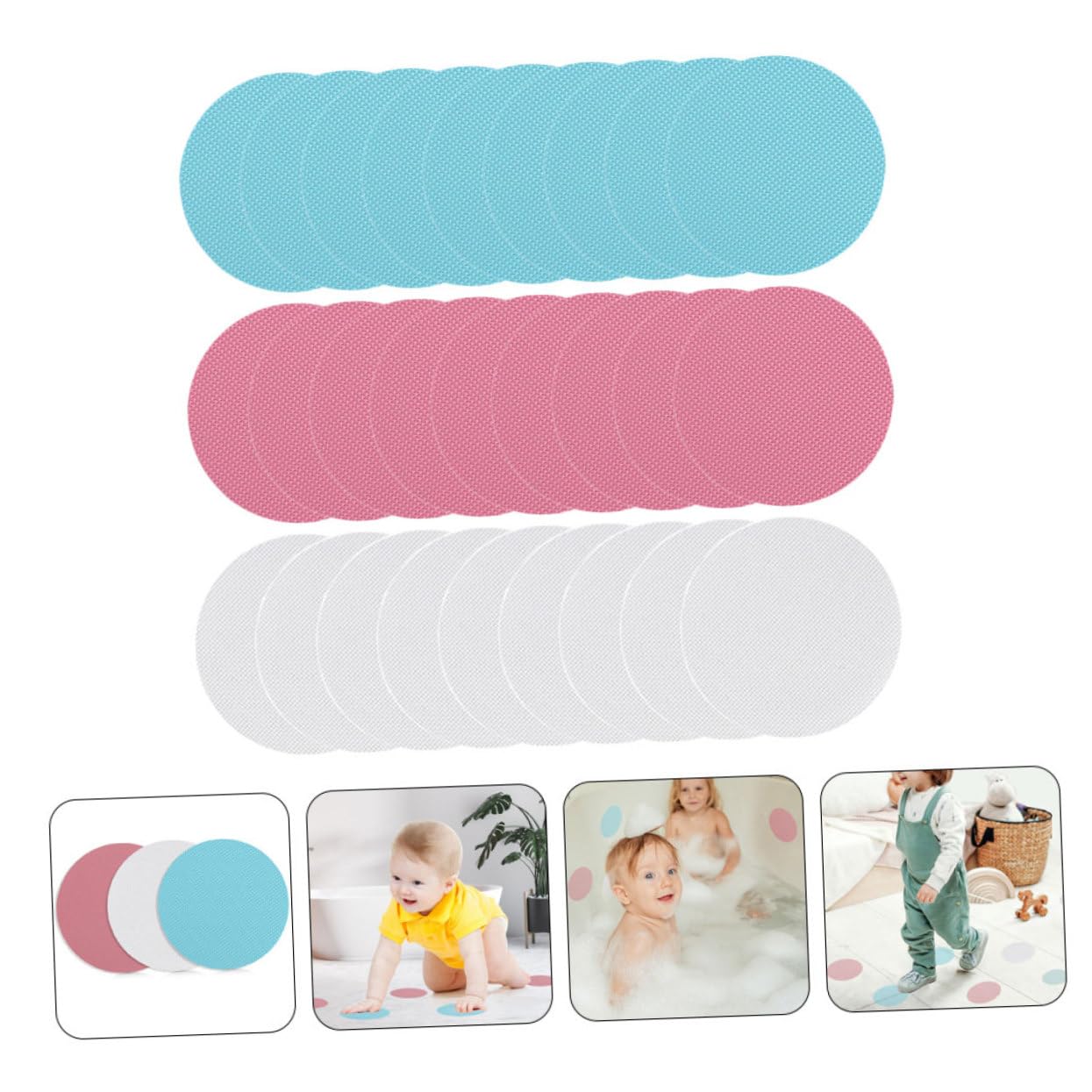 2 Series Pegatinas Antideslizantes Pegatinas De Bañera Pegatinas para El Suelo De La Bañera Tiras De Ducha Antideslizantes Tiras De Seguridad para El Suelo Mañana 36 Piezas*2