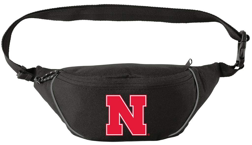 University of Nebraska Waist Bag Nebraska Huskers Hip Pack for Men or Women for Walking Workout Traveling Running Hiking Cycling