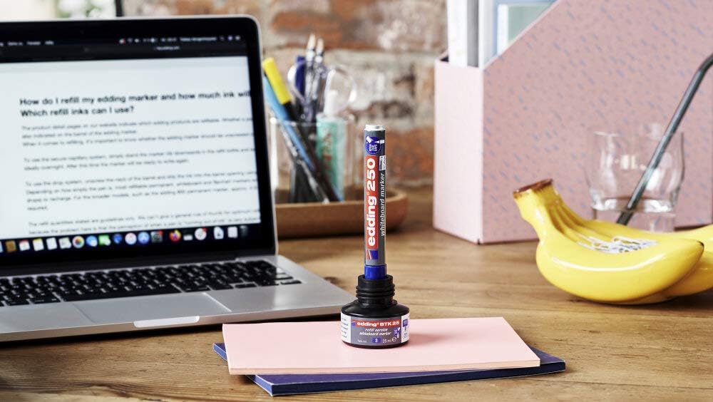 Edding 250 Whiteboard Marker Refillable 1.5 – 3 mm, Blue