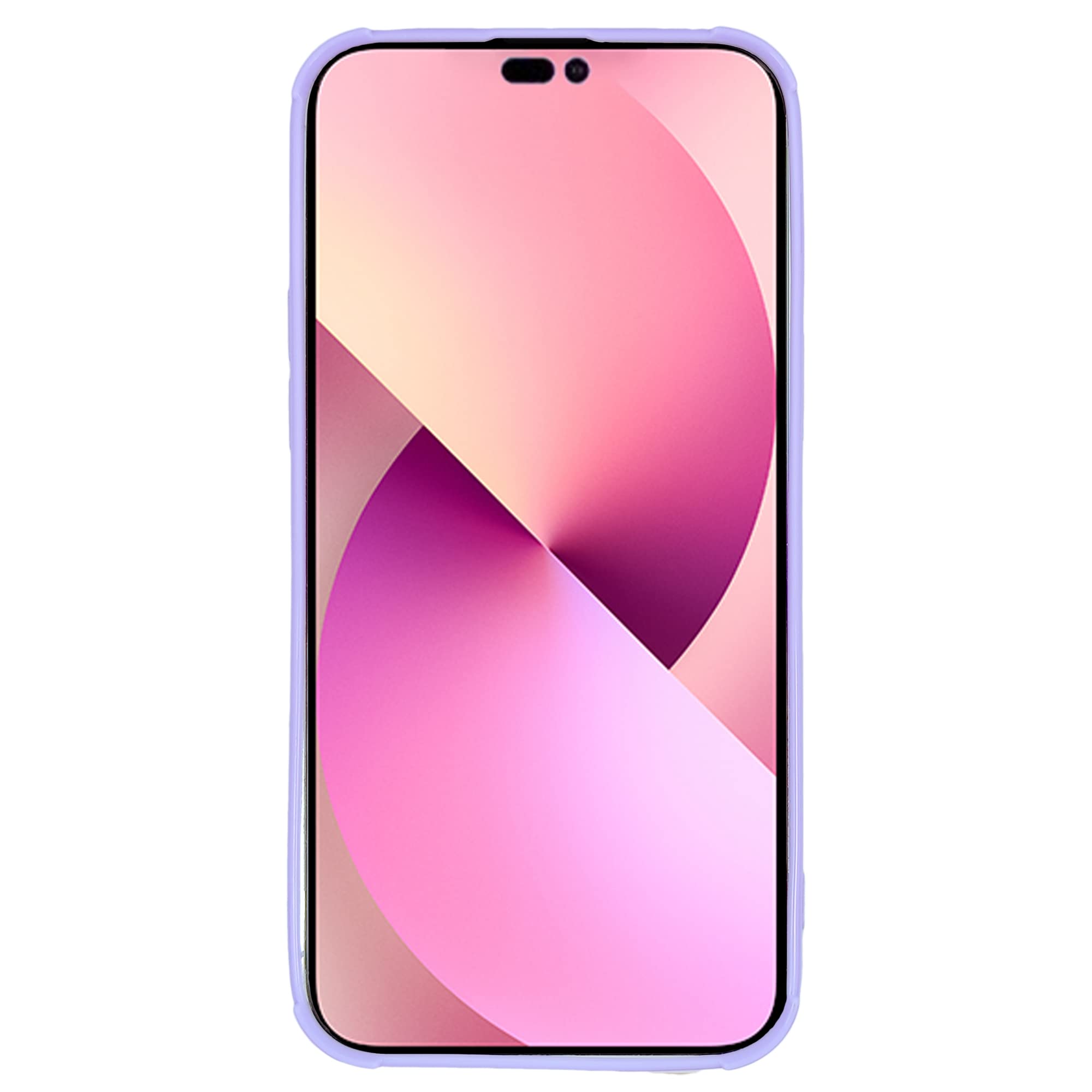 DMaos iPhone 15 Pro Case for Women 3D Pop Bubble Heart Kawaii Gel Cover, Cute Girly for iPhone15 Pro 6.1 inch - Lavender - Image 3