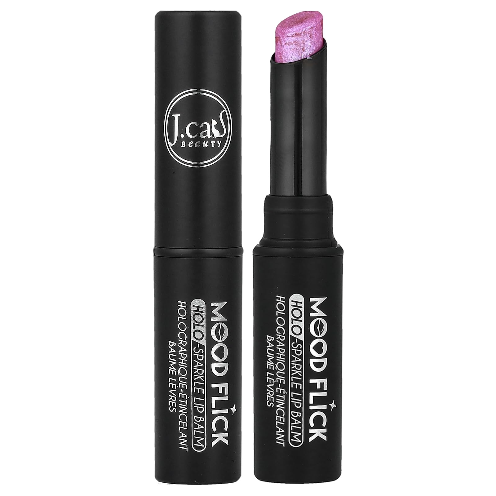 Mood Flick, Holo-Sparkle Lip Balm, MLB101 Switch Off, 0.07 oz (2 g), J.Cat Beauty