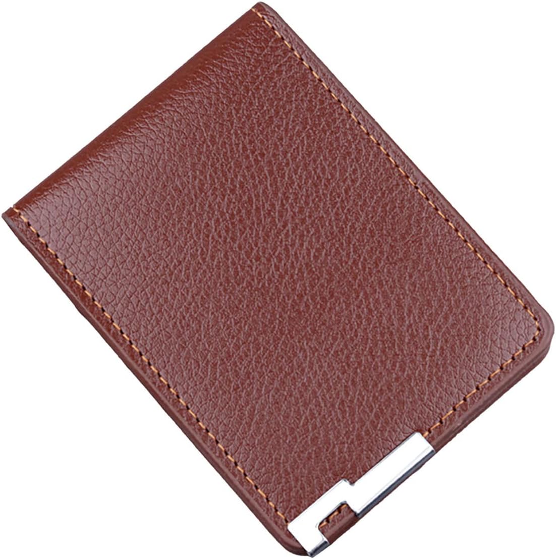 Women's Real Leather Trifold Wallet With RFID Blocking - Card Holder With ID Window, Purple, Compact Design - View #13
