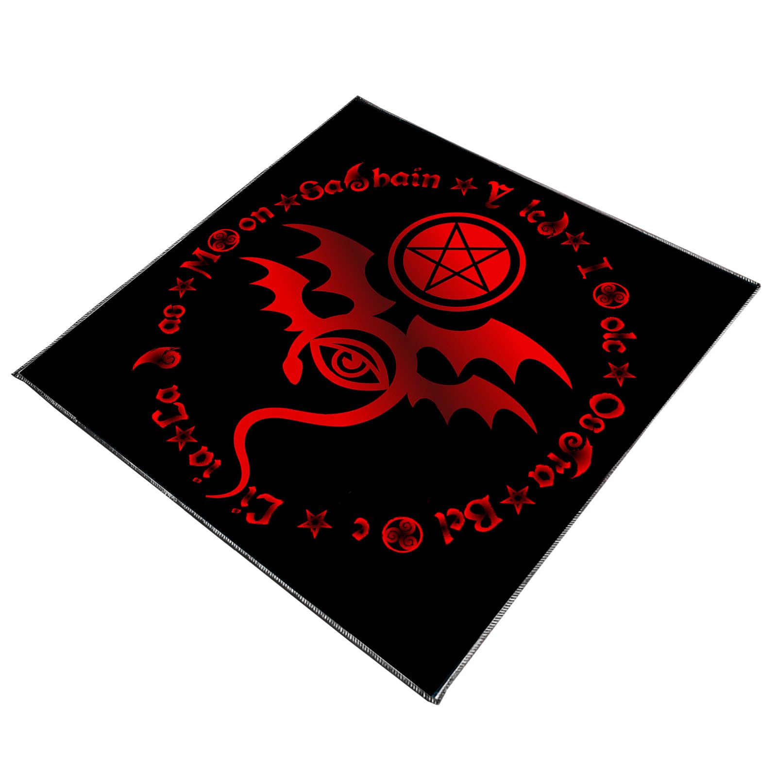 CAZSTYK Velvets Tarots Tablecloth Constellations Divination Tarots Card Tablecloth for Reading Washable Fleece Altars Cloth