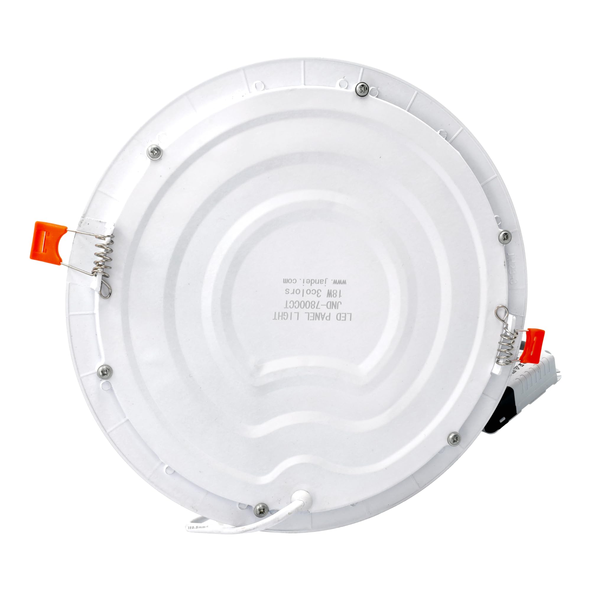 JANDEI, 18W CCT (3000K, 4200K, 6000K) Round LED Downlight, White, 222mm Diameter. Perfect for Home Living Room, Office - Image 3