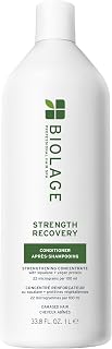 Biolage Strength Recovery Conditioner: Repairs Damaged Hair with Olive Squalane & Vegan Proteins, Paraben-Free Vegan Formula for Strength & Shine