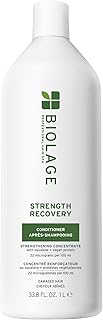 Biolage Strength Recovery Conditioner - Moisturizes & Strengthens Damaged Hair, Softness & Shine, Hydrates and Repairs Damaged Hair, With Olive Squalane & Vegan Proteins, Paraben-Free, Vegan