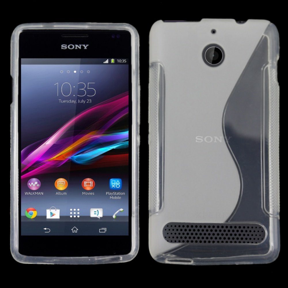 Coque Sony Xperia E1 - Chat Noir Yeux Rouges - Protection Anti-choc Neuve