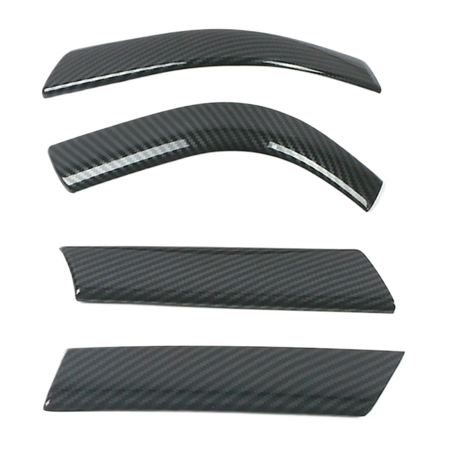 Car Rearview Side Door Mirror Strip Cover Wing Exterior Trim Sticker LHD for Ford for Explorer 2020-2024(Carbon Look)