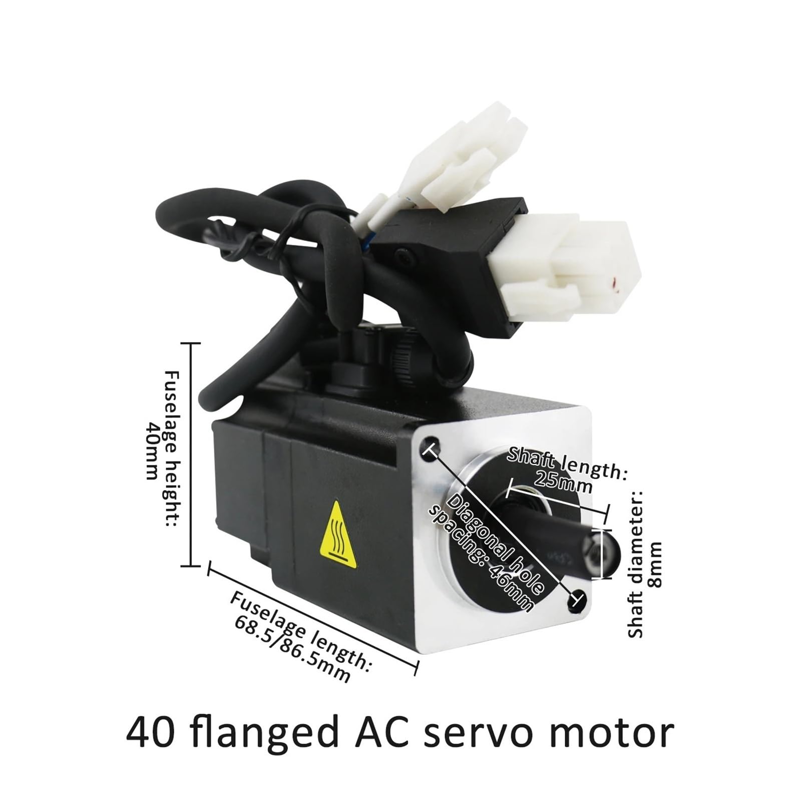 Servomotor Industrie-Servomotor 100 W 0,32 Nm 3000 U/min mit Treibersatz 220 V Impulsrichtung und MODBUS RS485-Steuerung(23bit absolute)