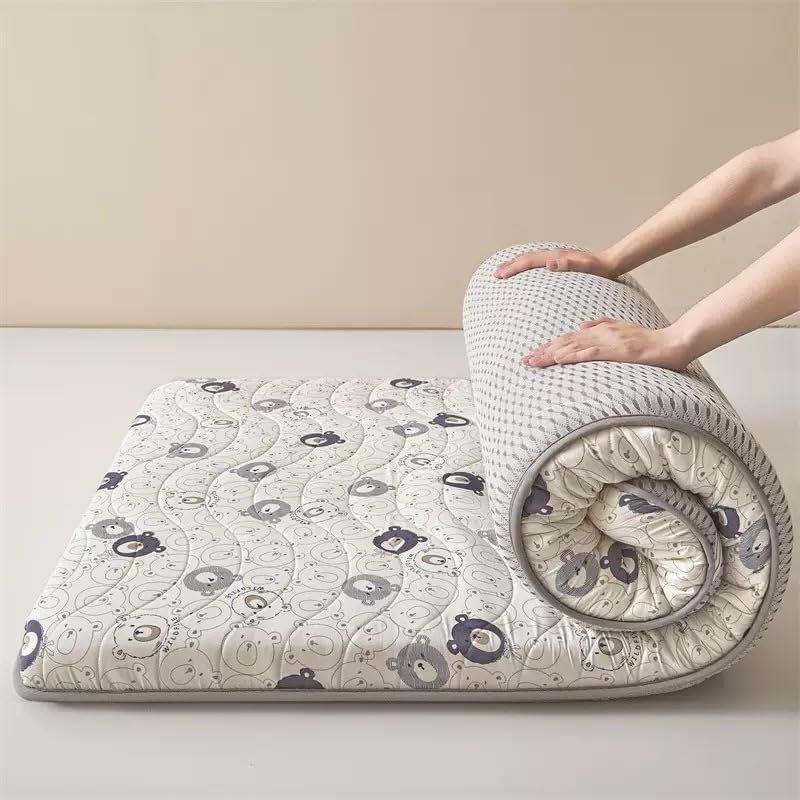 La Mejor Recopilación de Colchones para capazos , listamos los 10 mejores. 45 Colchón de Suelo Individual, Grueso, Suave, Estilo japonés, portátil, Enrollable, colchón Plegable para sofá de Camping Familiar (90 x 200 cm)(H,80x190cm)