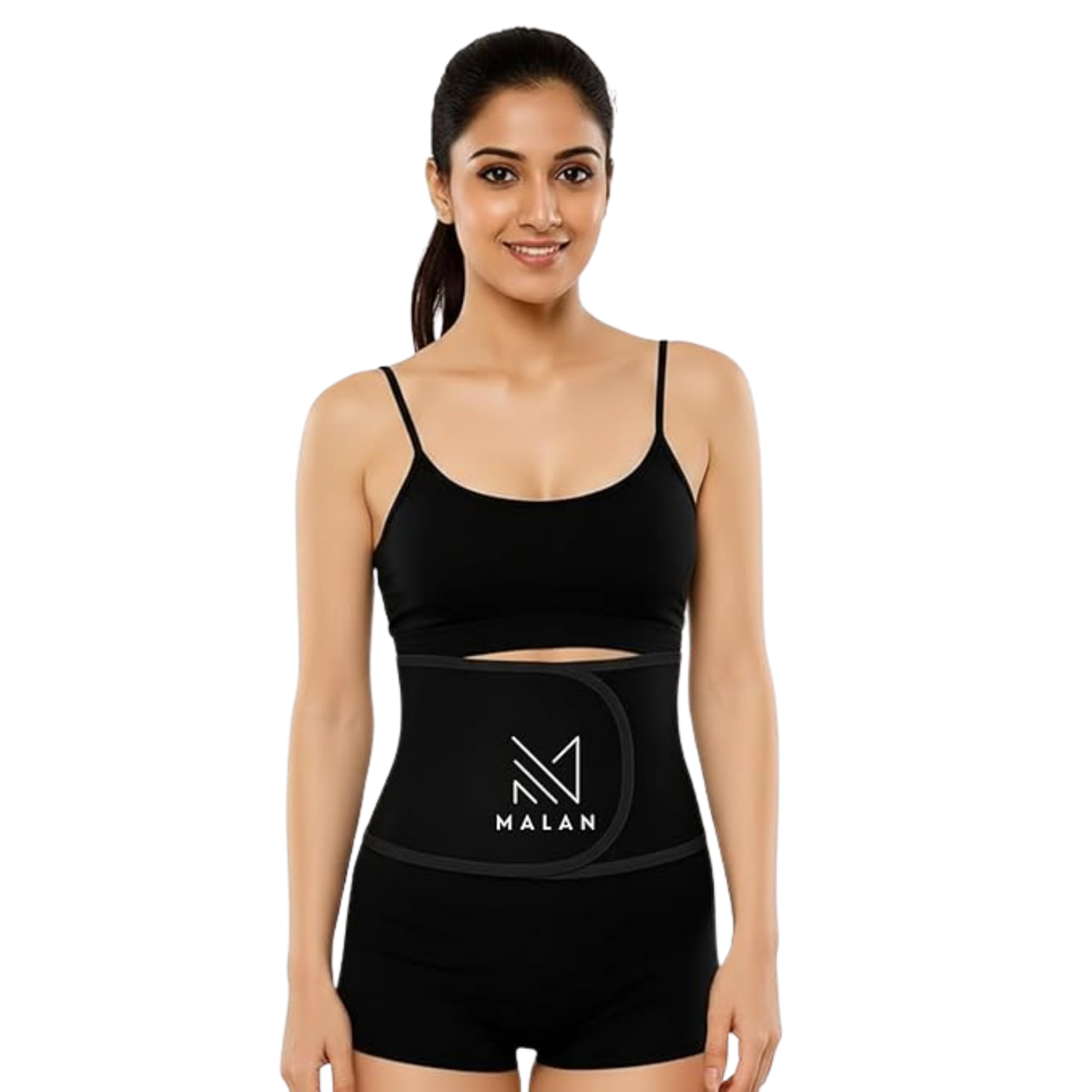 MALAN Sweat Belt for Men & Women Fat Burner | Tummy Shaper for Women & Men | Neoprene Waist Trimmer for Weight Loss, Back Support & Posture Correction Belt for Gym, Workout & Fitness Training-image-31