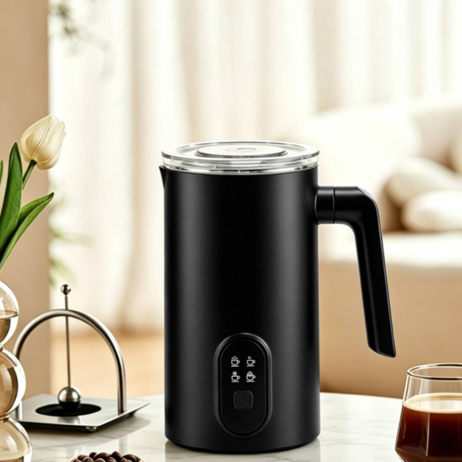Montalatte Elettrico Automatico Montalatte con Manico Silenzioso Elettrodomestico per Amanti Del Caffè, Cucina