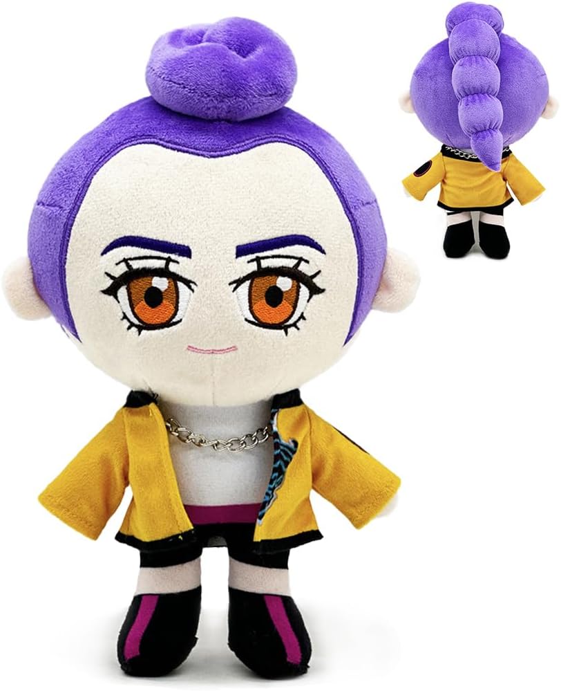 Demon Plush,Hunters Tiger Toy Cute Plushie Collectible Stuffed Animal For Boys Girls Adults Fans Halloween Birthday Gifts And Desktop Decor For Kids Toys And Plush Collectors. (D.Va)