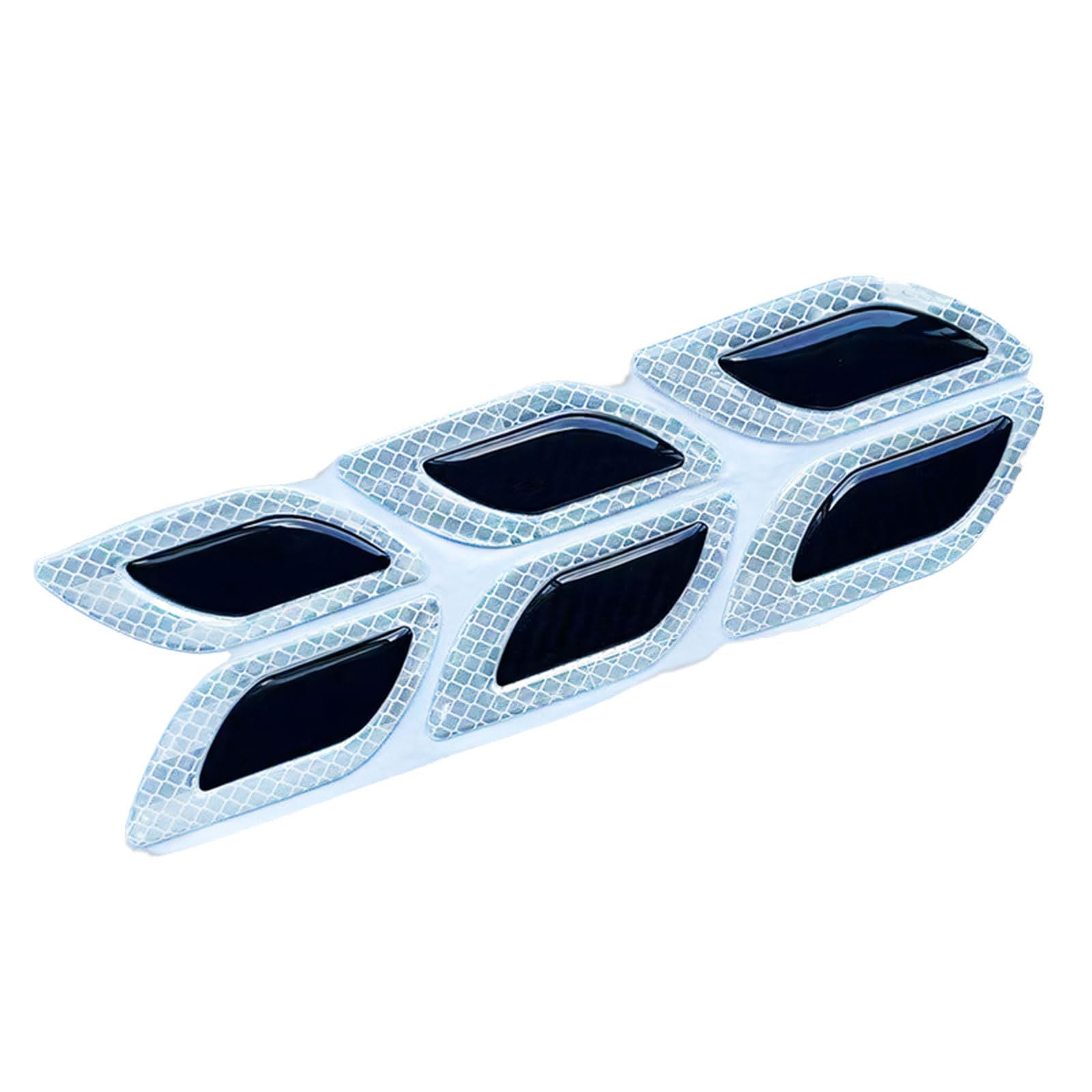 6PCS Not Crash Door Corner Guards with Carbon Fiber & Epoxy Coating Waterproof Reflective for Vehicle Protect Carbon Fiber Guard Security