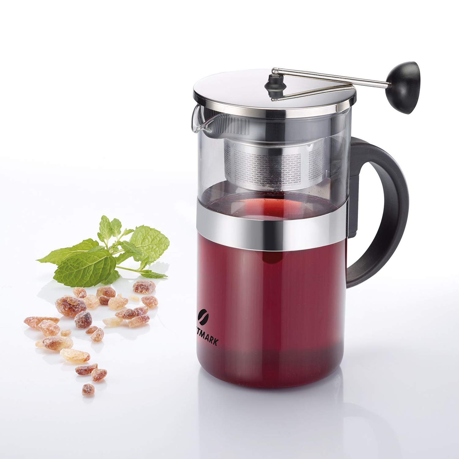 Westmark Zaparzacz do herbaty, 1000 ml, Teatime, BPA-free, Szkło borokrzemowe i stal nierdzewna, 24822260