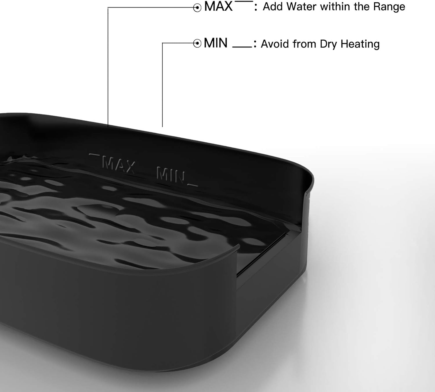 Barbecue Elettrico Senza Fumo Grill Elettrico da Tavolo Griglie con Vassoio Raccogligrasso per Balcone e Giardino, Termostato Regolabile, 1800W - Nero