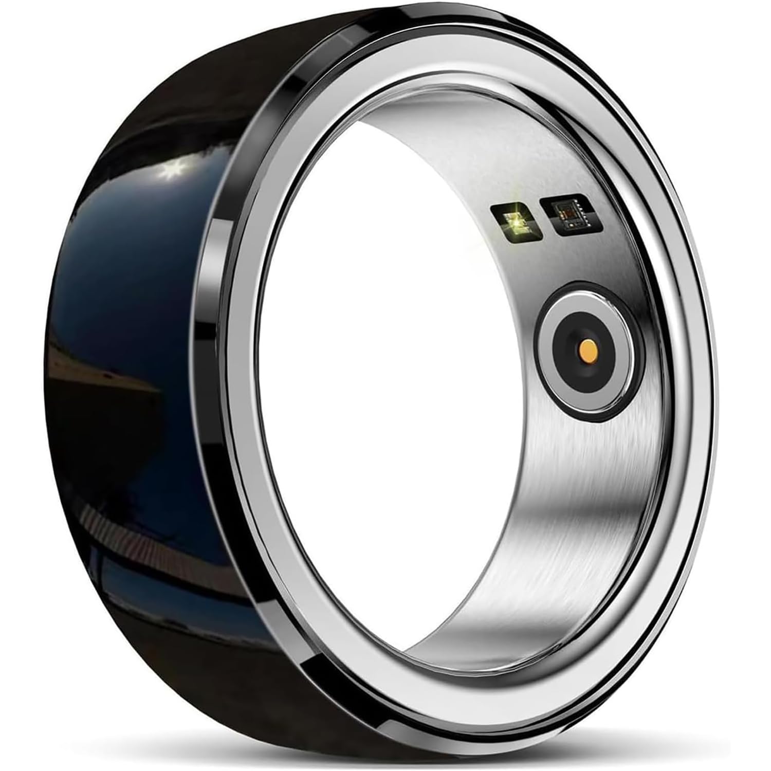 TROGN Anillo inteligente, anillo de sueño y fitness con aplicación, compatible con iOS y Android, monitoreo de actividad 24/7, carga rápida magnética, para seguimiento del sueño, podómetro (2 tamaños