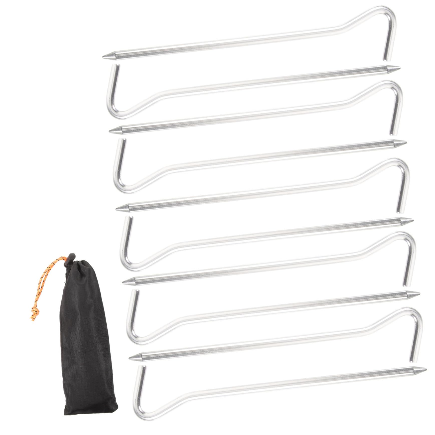 VANZACK 5sätze Outdoor Zeltheringen Aluminiumlegierung Lange Verstärkte Erdnägel Für Camping Strand Und Garten Praktische Langlebige Heringe Zur Sicheren Befestigung Von Zelten Und