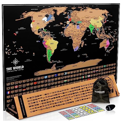 21. Scratch-off World Map