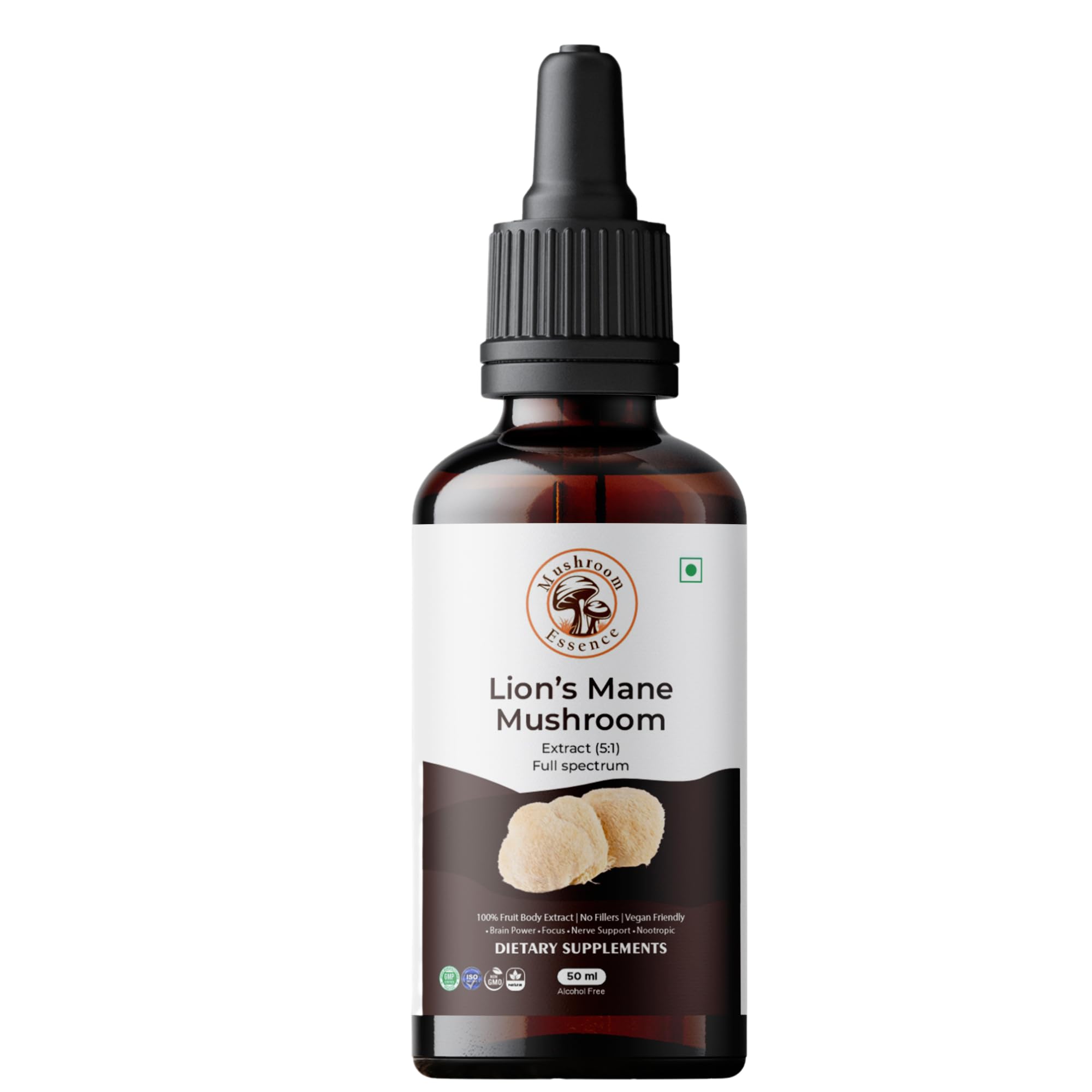 7-Mushroom Liquid Extract – Cordyceps Militaris, Chaga, Turkey Tail, Lion’s Mane, Reishi (Ganoderma), Shiitake & Oyster – 30ml (pack fo1) — Amazon image 10
